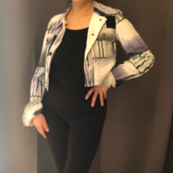 Oscar De Larenta Denim Jacket - Picture 1 of 6